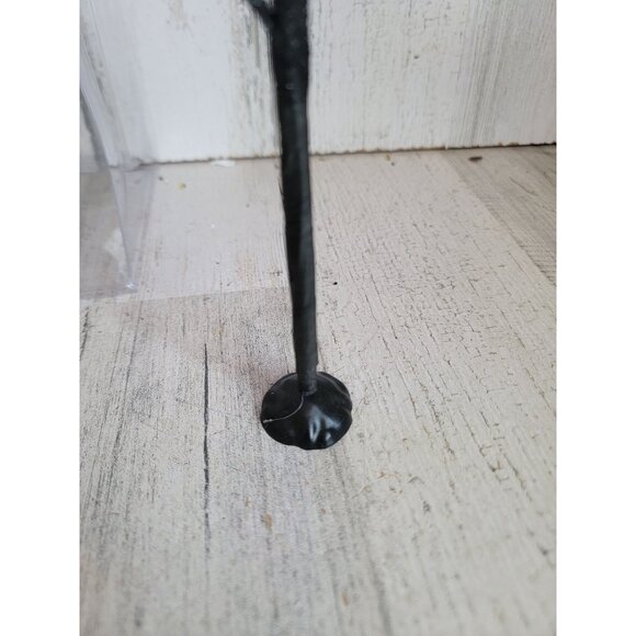 Black glitter tree light up Halloween Village accessory spooky - Picture 3 of 5